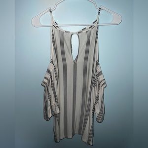 American Eagle soft & sexy open shoulder tee